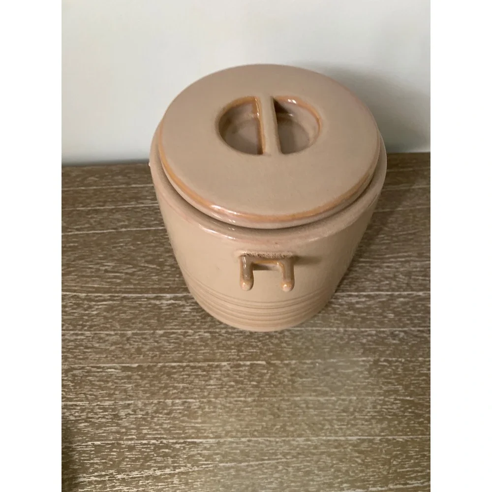 Hearth & Hand Magnolia Tan‎ Stoneware Coffee Canister with Lid 324 03 8439